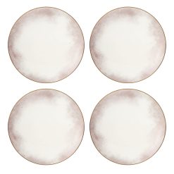 Lenox Everyday Flatware Trianna Salaria Coupe Dinner Plates, Set of 4