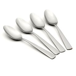 Lenox Everyday Flatware Nocha Dinner Spoons, Set of 4