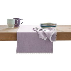 Alternative view of Lenox Everyday Flatware French Perle Violet Dinner Napkins, Set of 2