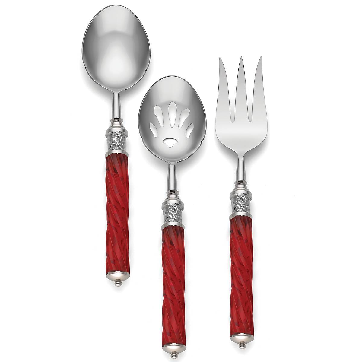 Lenox Everyday Flatware Holiday Jewel Spiral 3-Piece Serving Set - Image 2