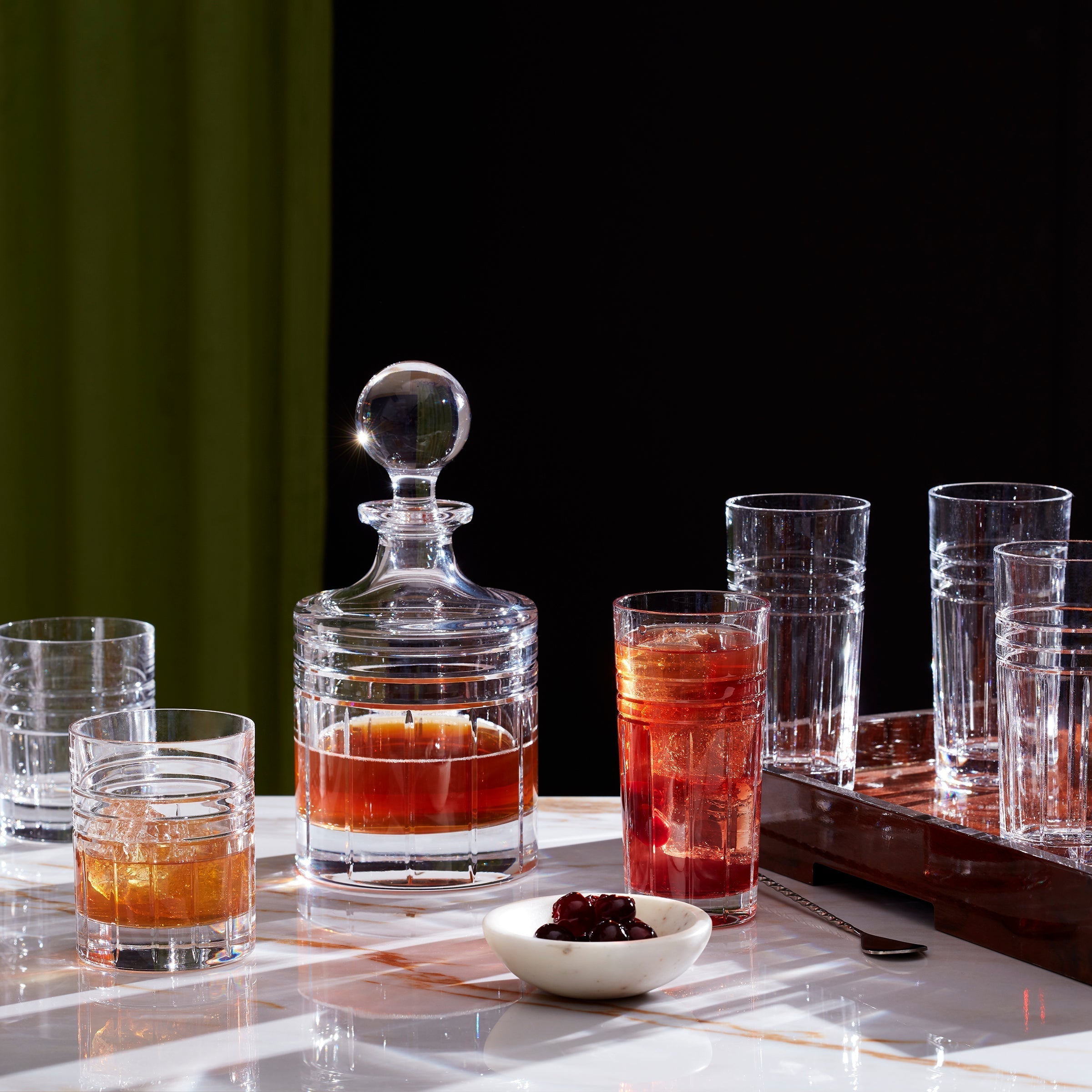 Lenox Everyday Flatware Tempo Crystal Double Old Fashion Glasses, Set of 4 - Image 3