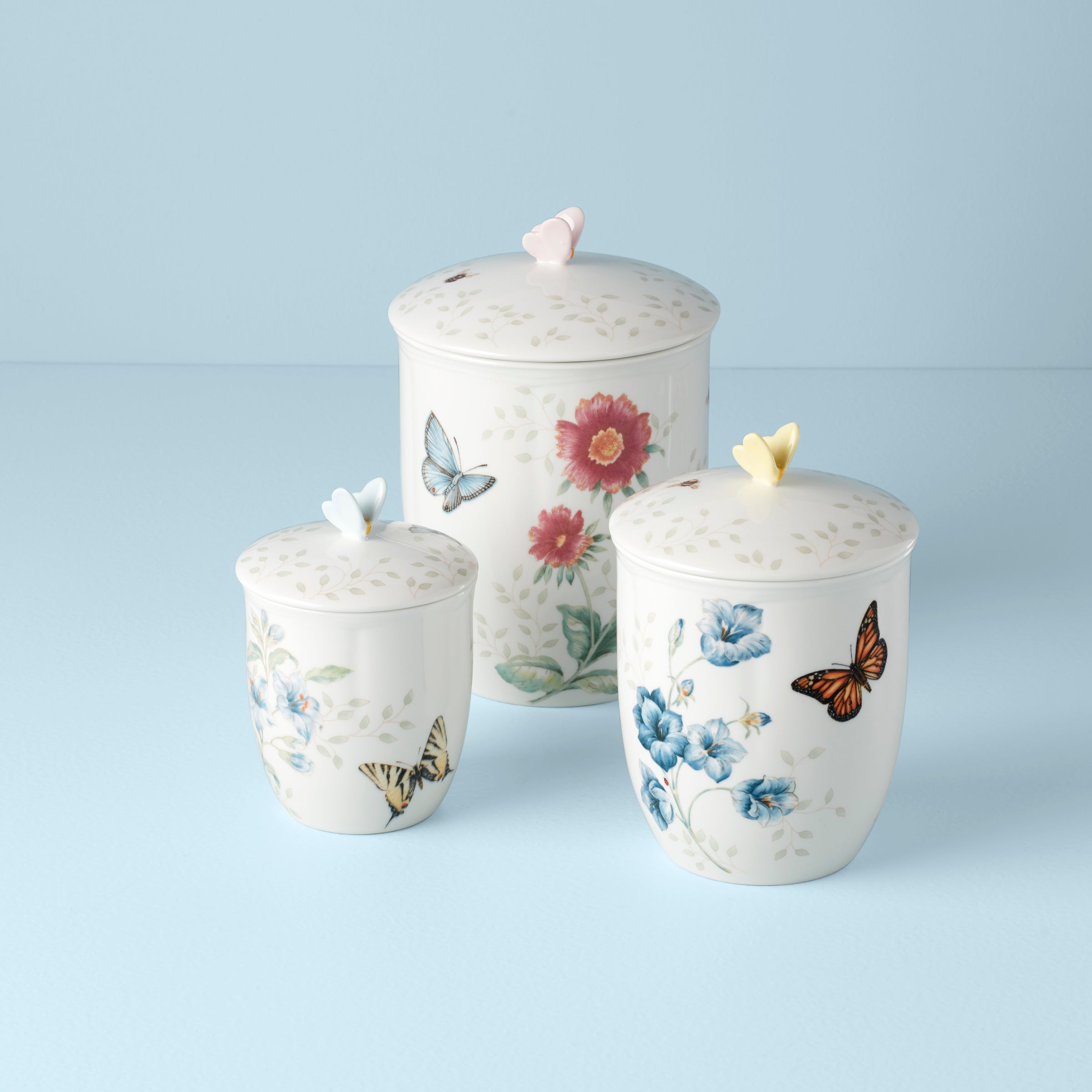 Lenox Everyday Flatware Butterfly Meadow 3-Piece Canister Set