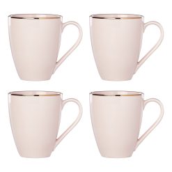 Lenox Everyday Flatware Trianna Blush Mugs, Set of 4