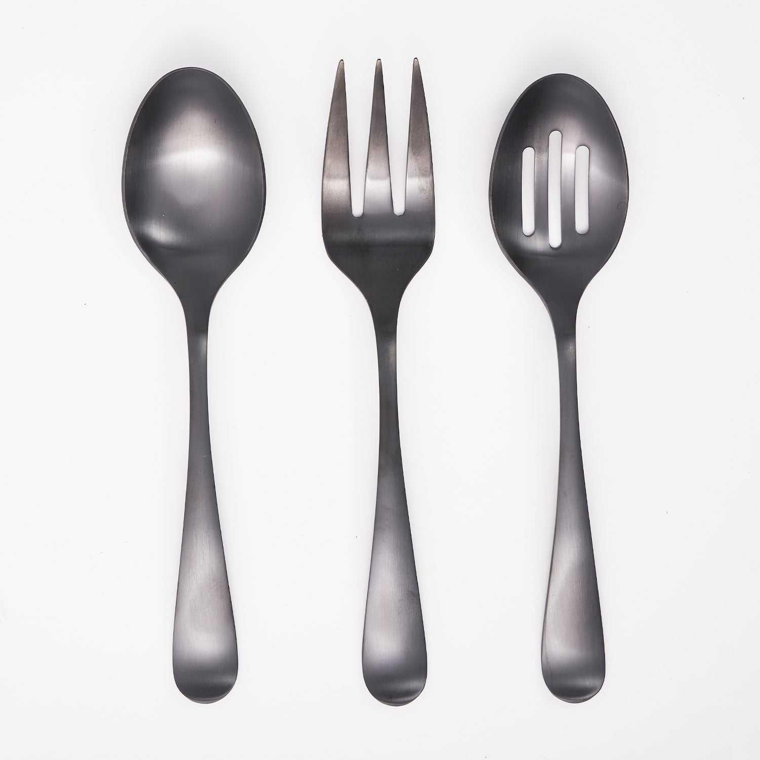 Lenox Everyday Flatware Rhiannon Black Satin 3-Piece Hostess Set - Image 3