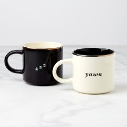 Alternative view of Lenox Everyday Flatware Two of a Kind Yawn & Zzz Mugs, Set of 2
