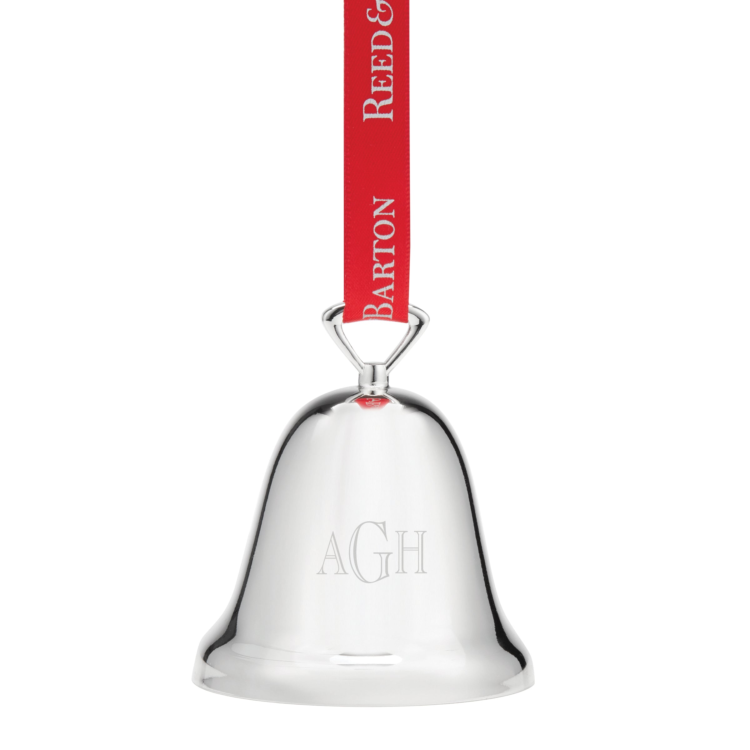 Lenox Everyday Flatware Personalized Christmas Silverplated Bell Ornament