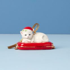 Lenox Everyday Flatware Personalized Cat Ornament