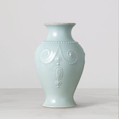 Lenox Everyday Flatware French Perle Ice Blue Bouquet Vase