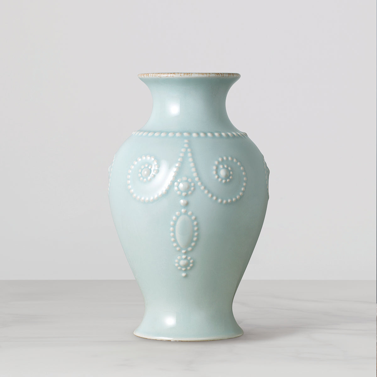 Lenox Everyday Flatware French Perle Ice Blue Bouquet Vase