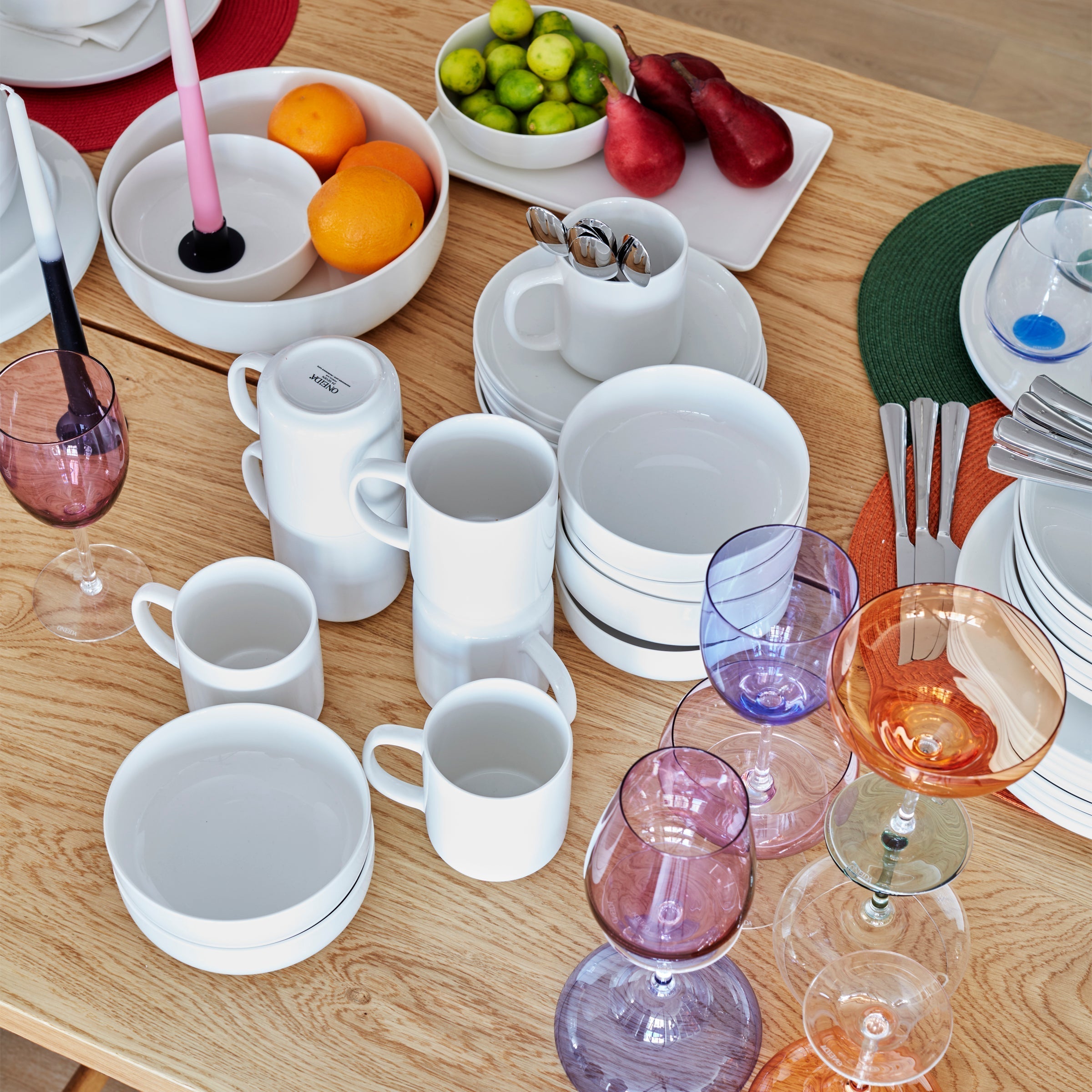 Lenox Everyday Flatware 24 Seven White 12-Piece Dinnerware Set - Image 7