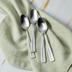 Alternative view of Lenox Everyday Flatware Reid Satin Teaspoons, Set of 4