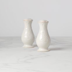 Lenox Everyday Flatware French Perle White Salt & Pepper Set