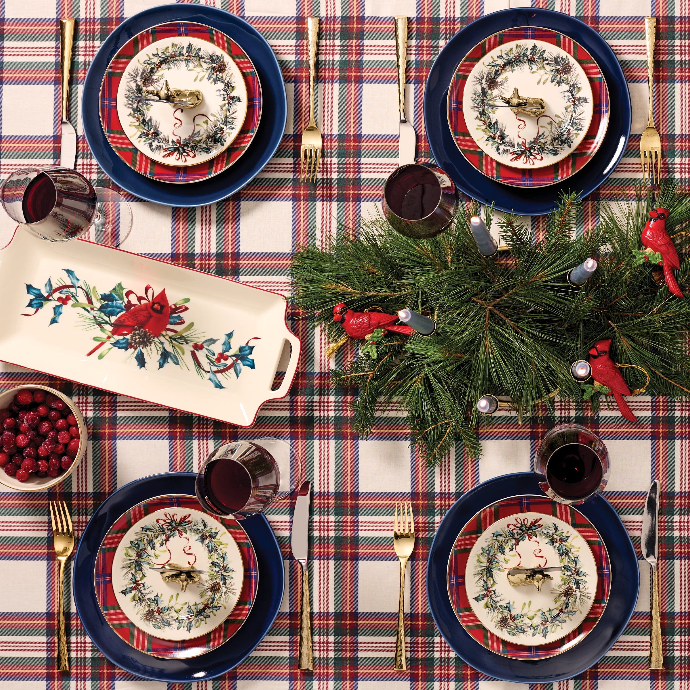 Lenox Everyday Flatware Winter Greetings 12-Piece Dinnerware Set - Image 10