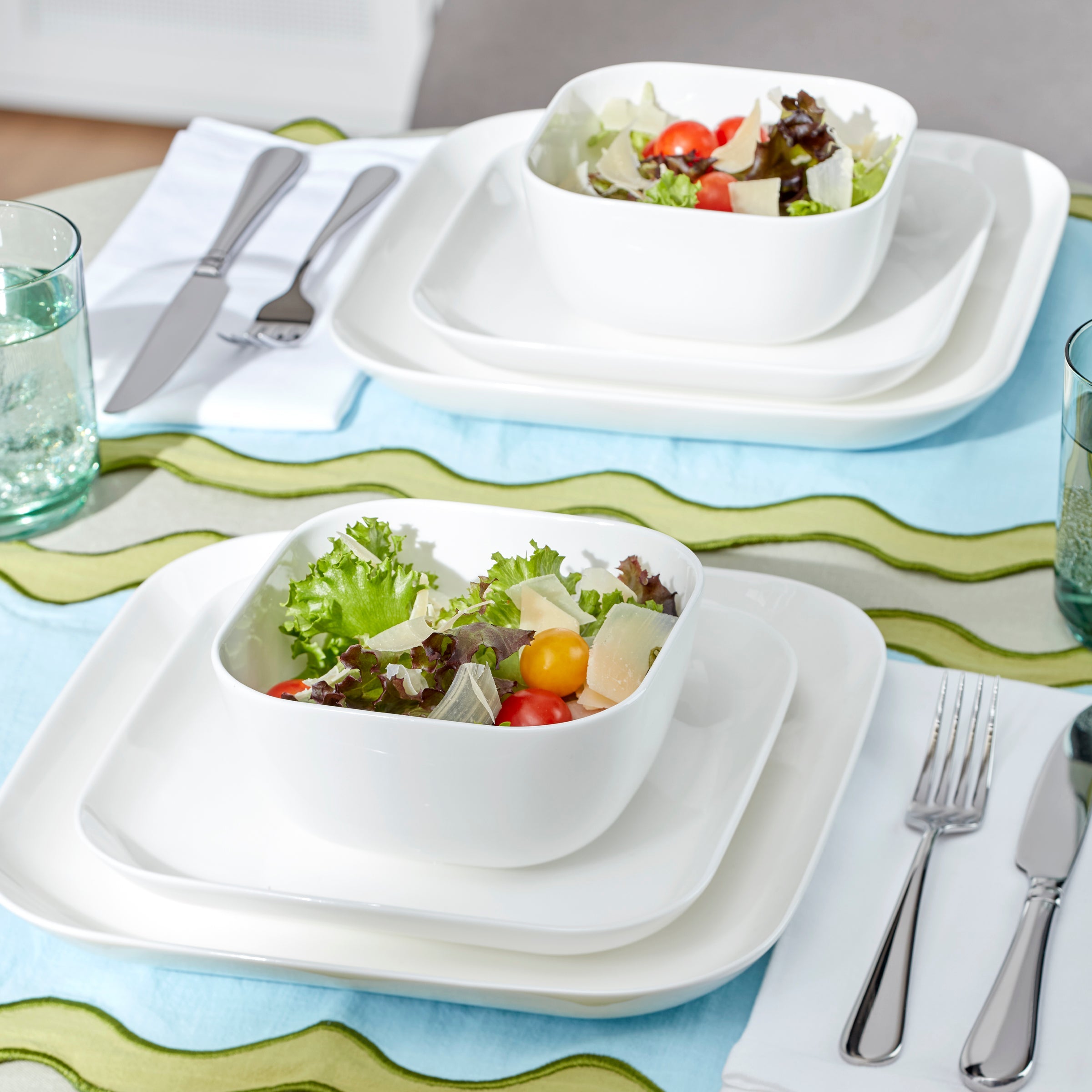 Lenox Everyday Flatware Studio 1414 Square 16-Piece Dinnerware Set - Image 3