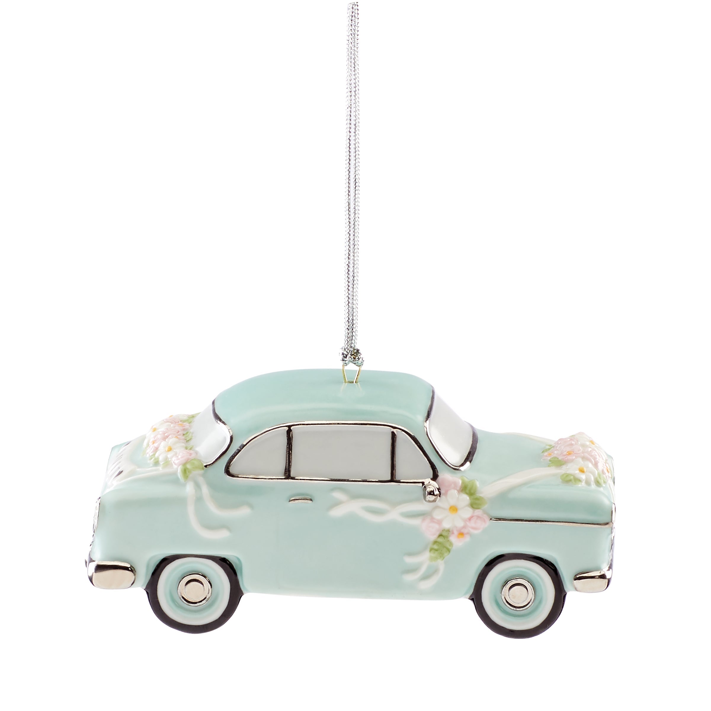 Lenox Everyday Flatware Personalized Just Married Car Ornament - Image 6