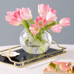 Alternative view of Lenox Everyday Flatware Spring Pansies Glass Petite Rose Bowl