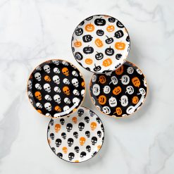 Lenox Everyday Flatware Vintro Halloween Accent Plates, Set of 4