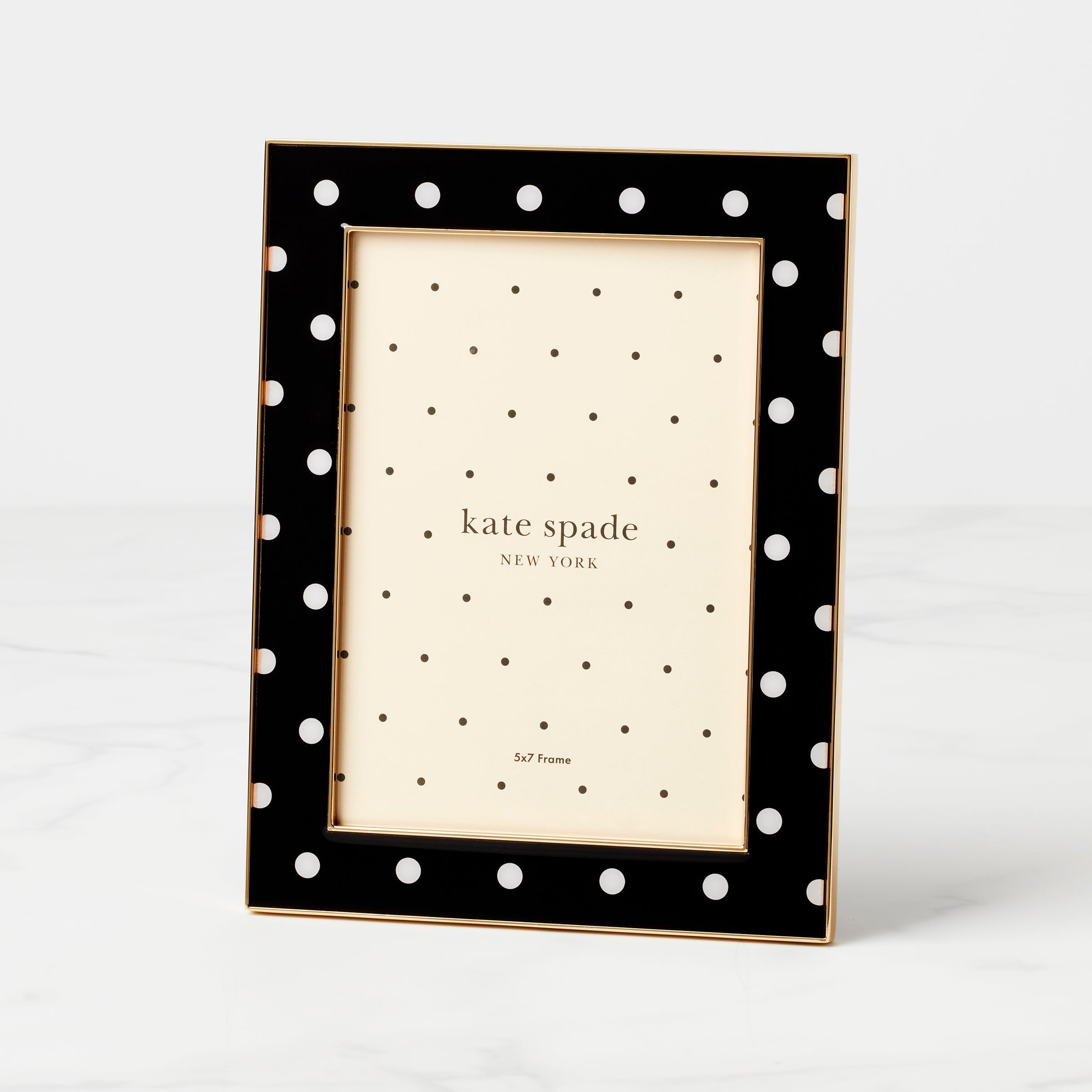 Lenox Everyday Flatware Sitting Pretty Dot 5x7 Photo Frame