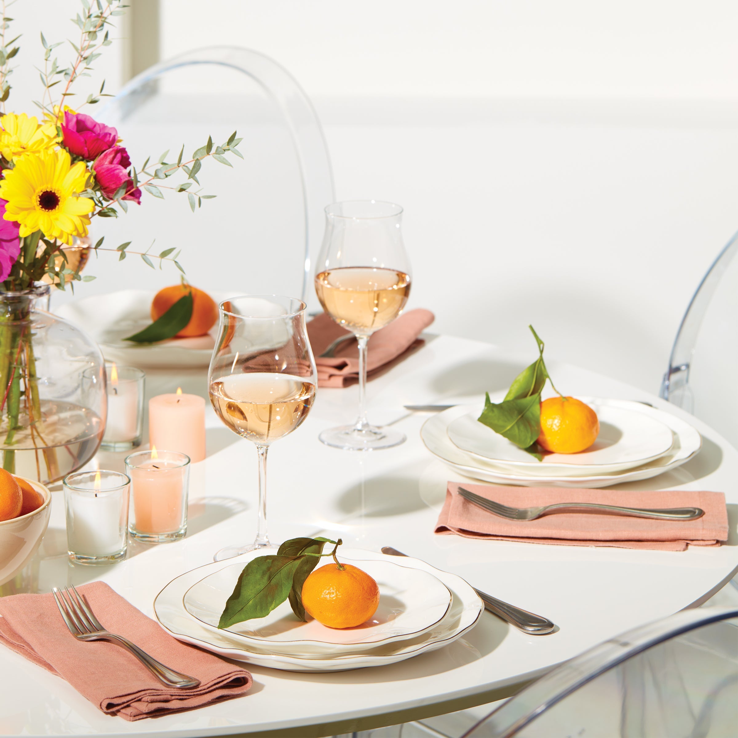 Lenox Everyday Flatware Blue Bay White 18-Piece Dinnerware Set - Image 2