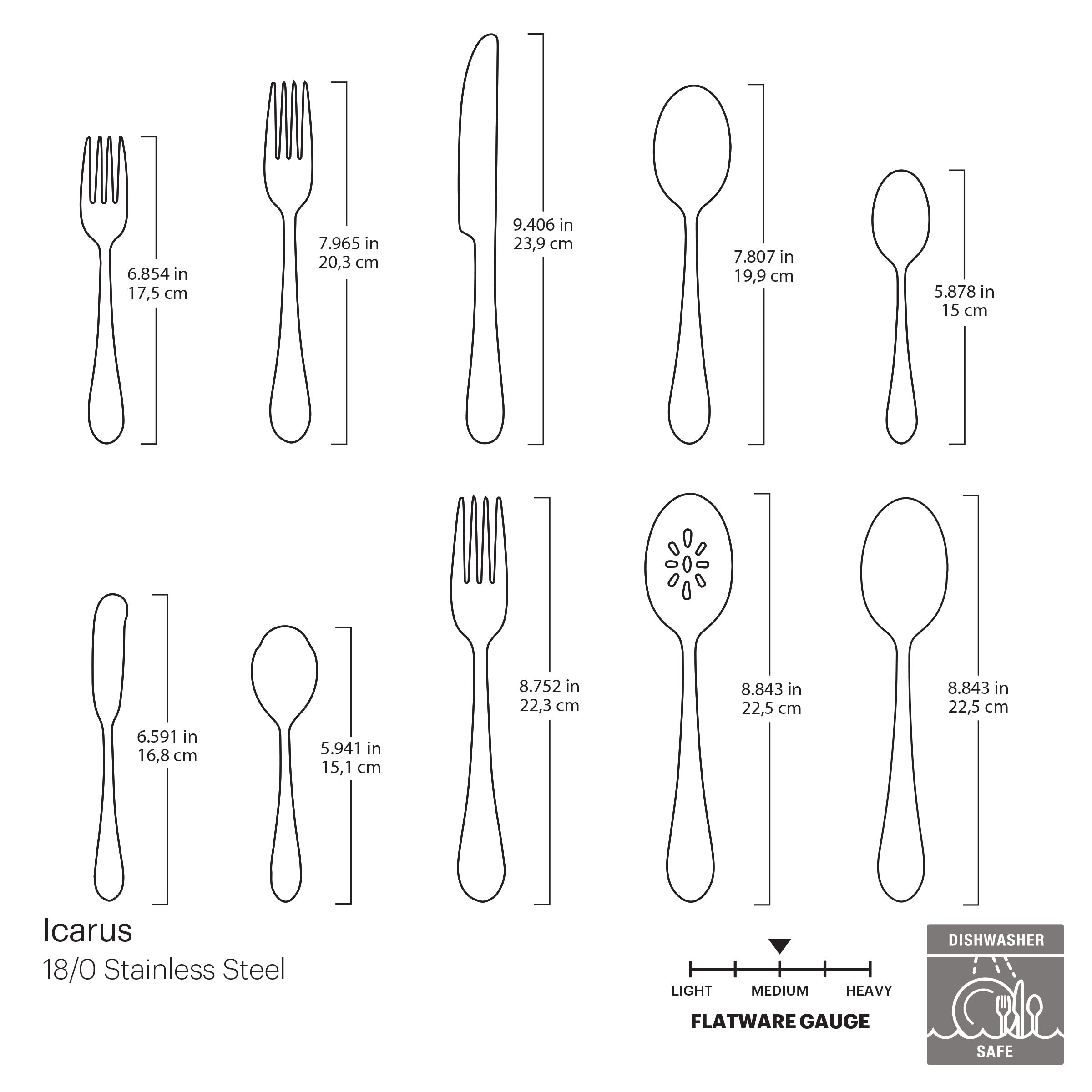 Lenox Everyday Flatware Icarus 45-Piece Flatware Set - Image 2