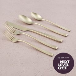 Alternative view of Lenox Everyday Flatware Marlise Champagne Satin 20-Piece Flatware Set