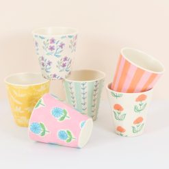 Lenox Everyday Flatware Flora Reusable Cups, Set of 6