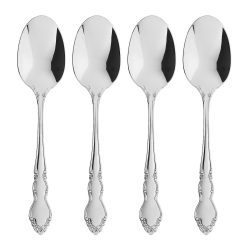 Lenox Everyday Flatware Dover Dinner Spoons, Set of 4