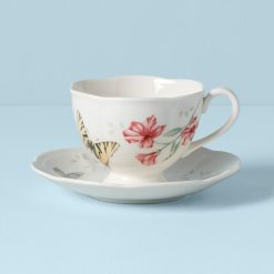 Lenox Everyday Flatware Butterfly Meadow Dragonfly Cup & Saucer