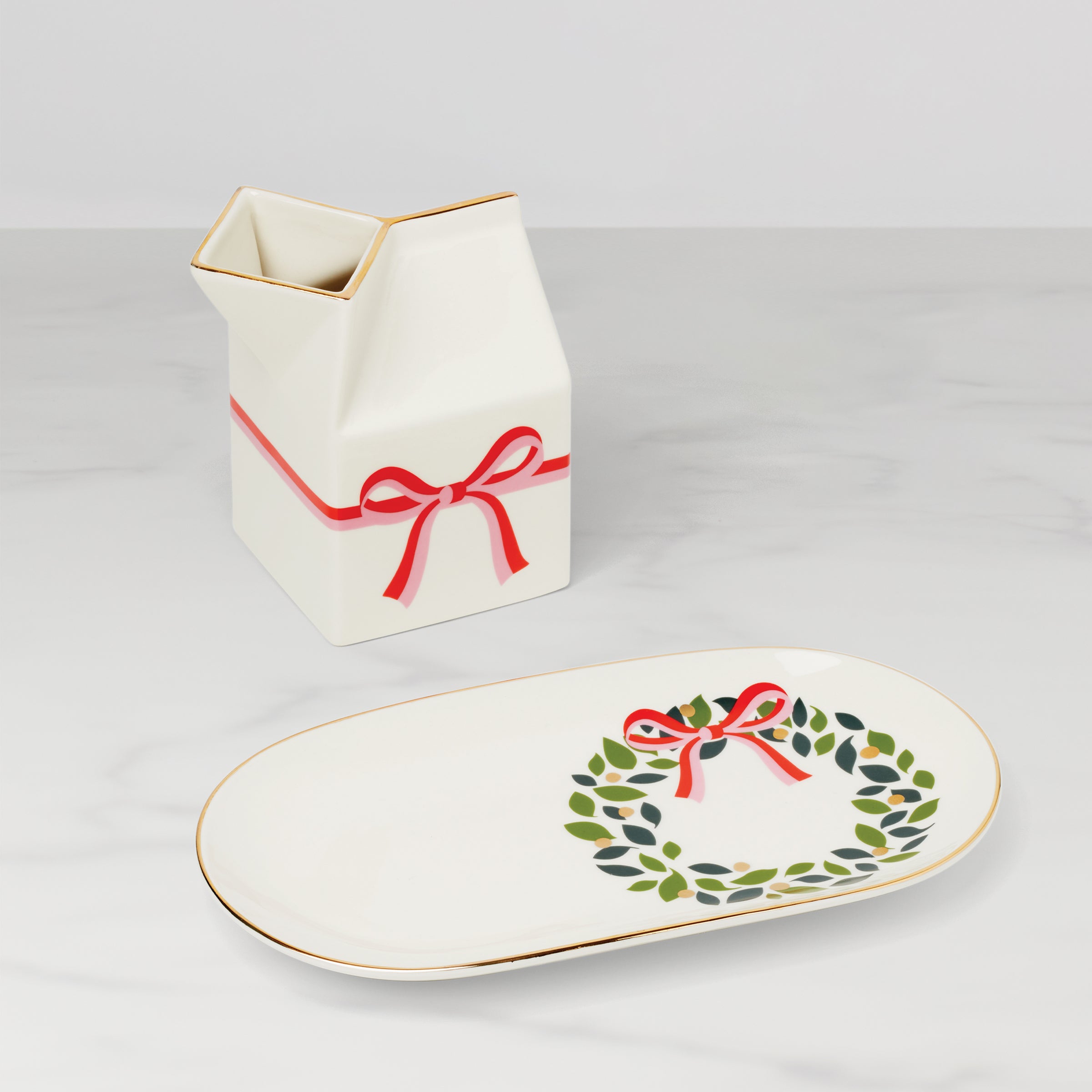 Lenox Everyday Flatware Be Jolly Milk & Cookie Plate