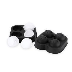 Alternative view of Lenox Everyday Flatware Black 4 Sphere Silicone Ice Mold