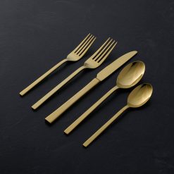 Alternative view of Lenox Everyday Flatware Allay Champagne 20-Piece Flatware Set