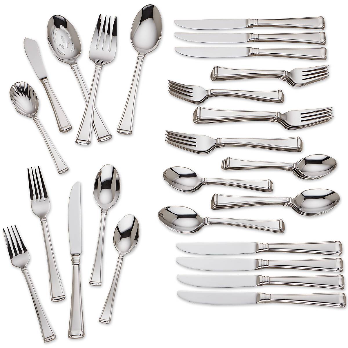 Lenox Everyday Flatware Column 45-Piece Flatware Set