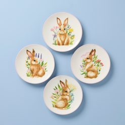 Lenox Everyday Flatware Bunny Accent Plates, Set of 4