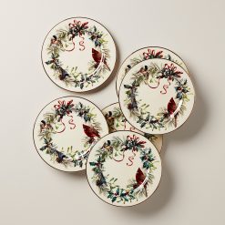 Lenox Everyday Flatware Winter Greetings Salad Plates, Set of 6
