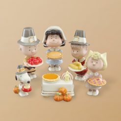Lenox Everyday Flatware Peanuts Thanksgiving 6-Piece Figurine Set