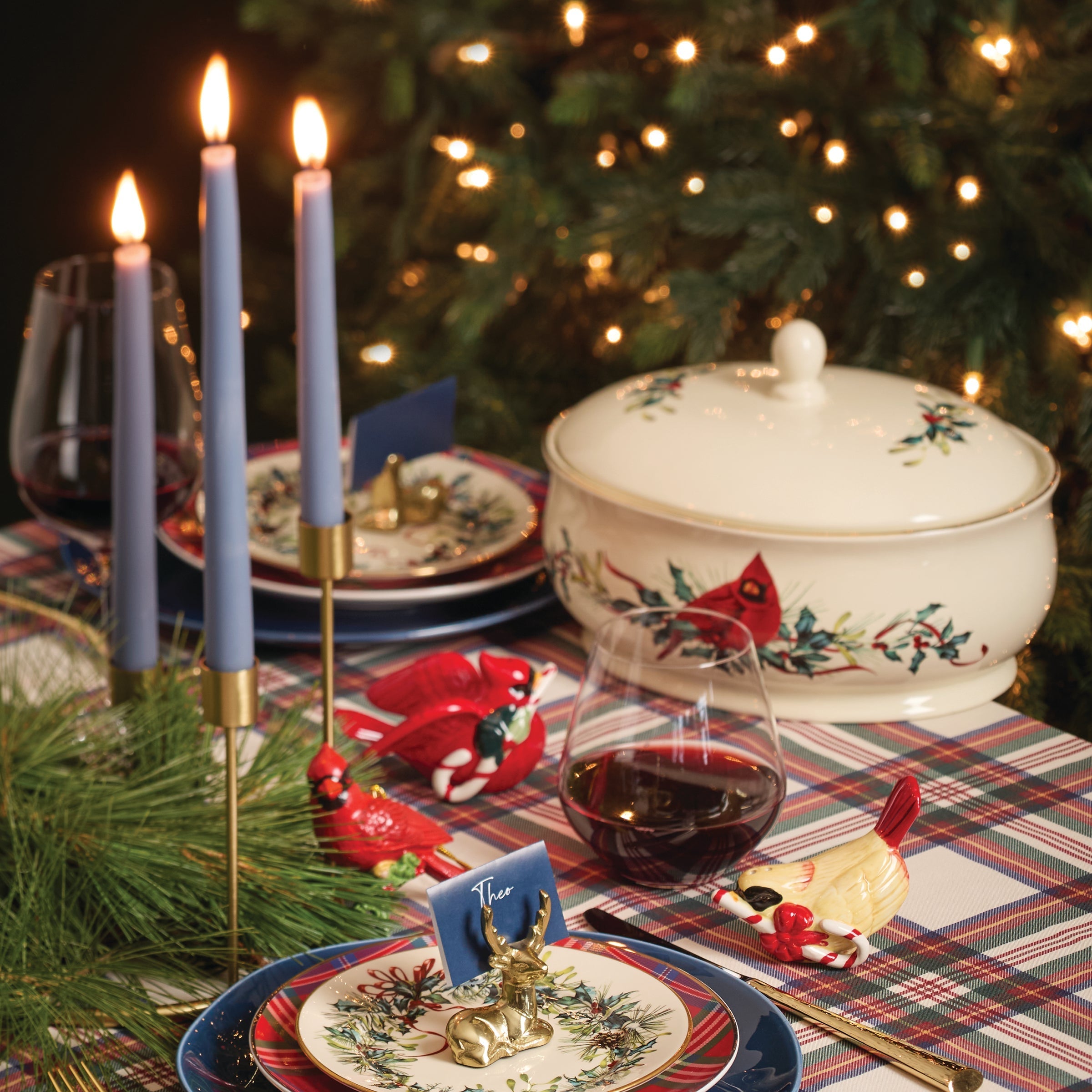 Lenox Everyday Flatware Dipped Heron 12 Taper Candle, Set of 2 - Image 3