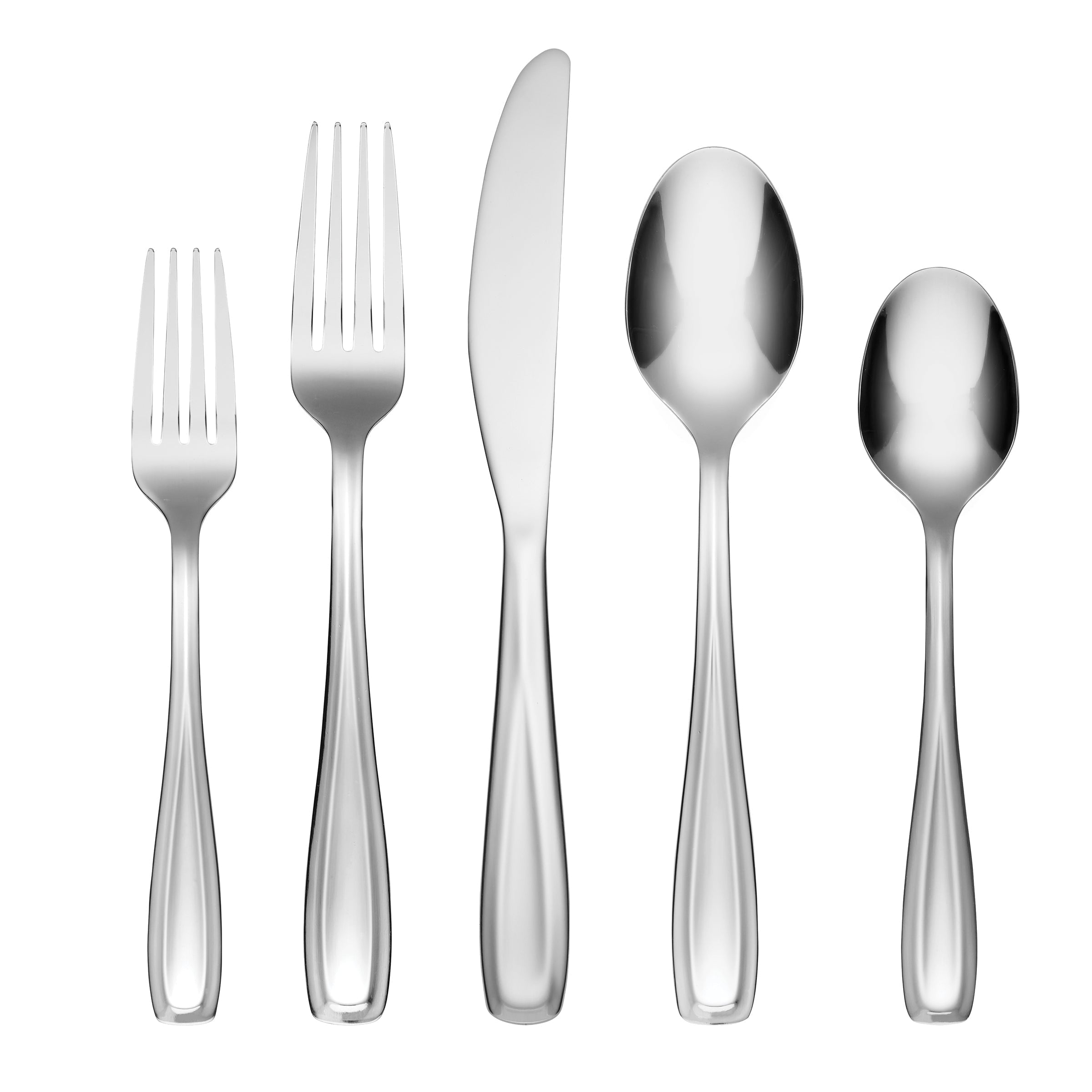 Lenox Everyday Flatware Waylen 40-Piece Flatware Set with Rustic Caddy