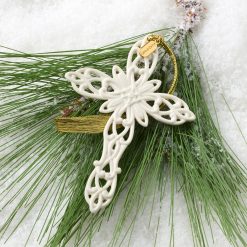 Alternative view of Lenox Everyday Flatware 2026 Snow Fantasies Cross Ornament