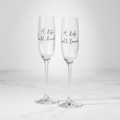 Lenox Everyday Flatware Charmed Life 2-Piece Toasting Flutes
