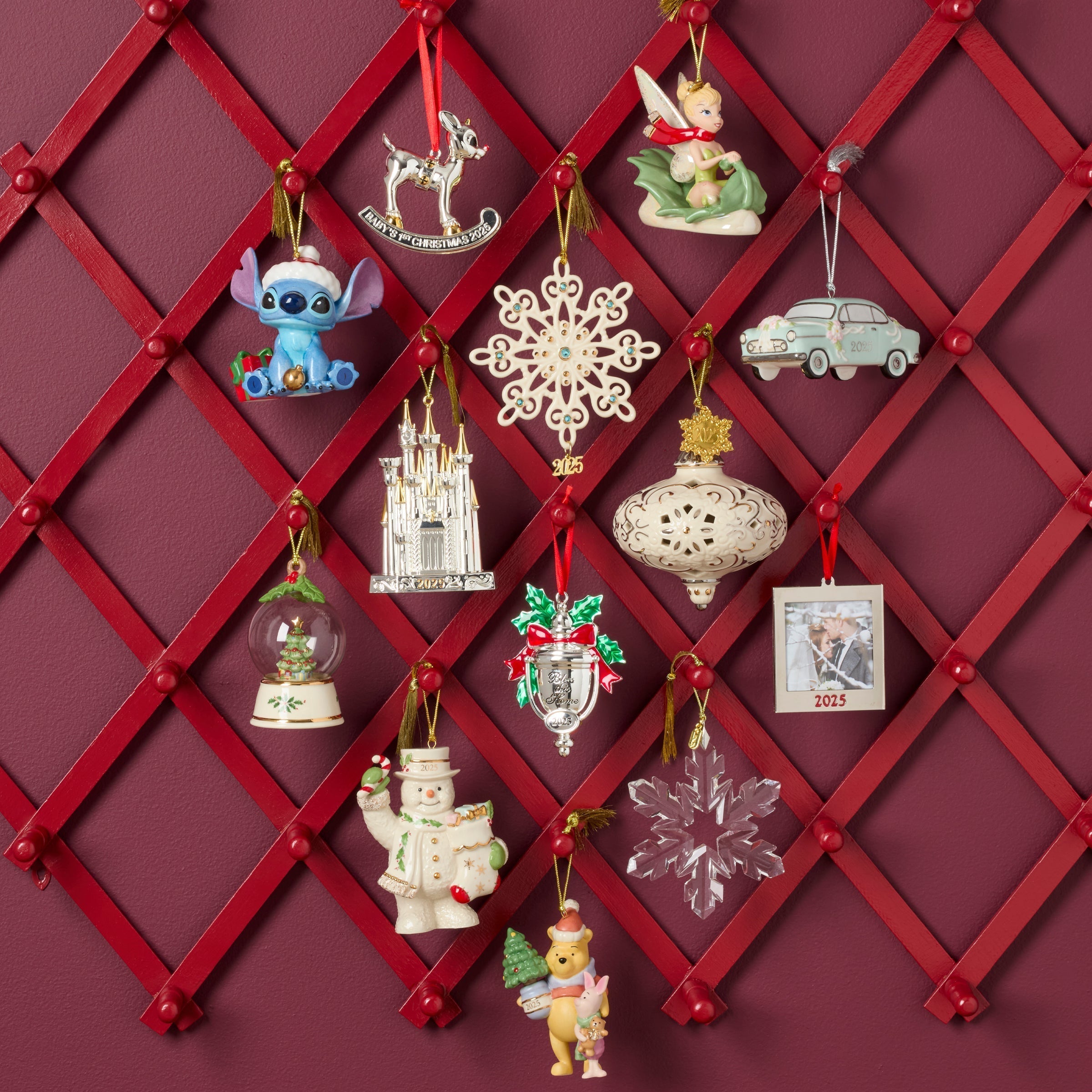 Lenox Everyday Flatware 2025 Baby's 1st Christmas Rudolph Ornament - Image 3