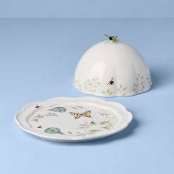 Alternative view of Lenox Everyday Flatware Butterfly Meadow Covered Butter Dish