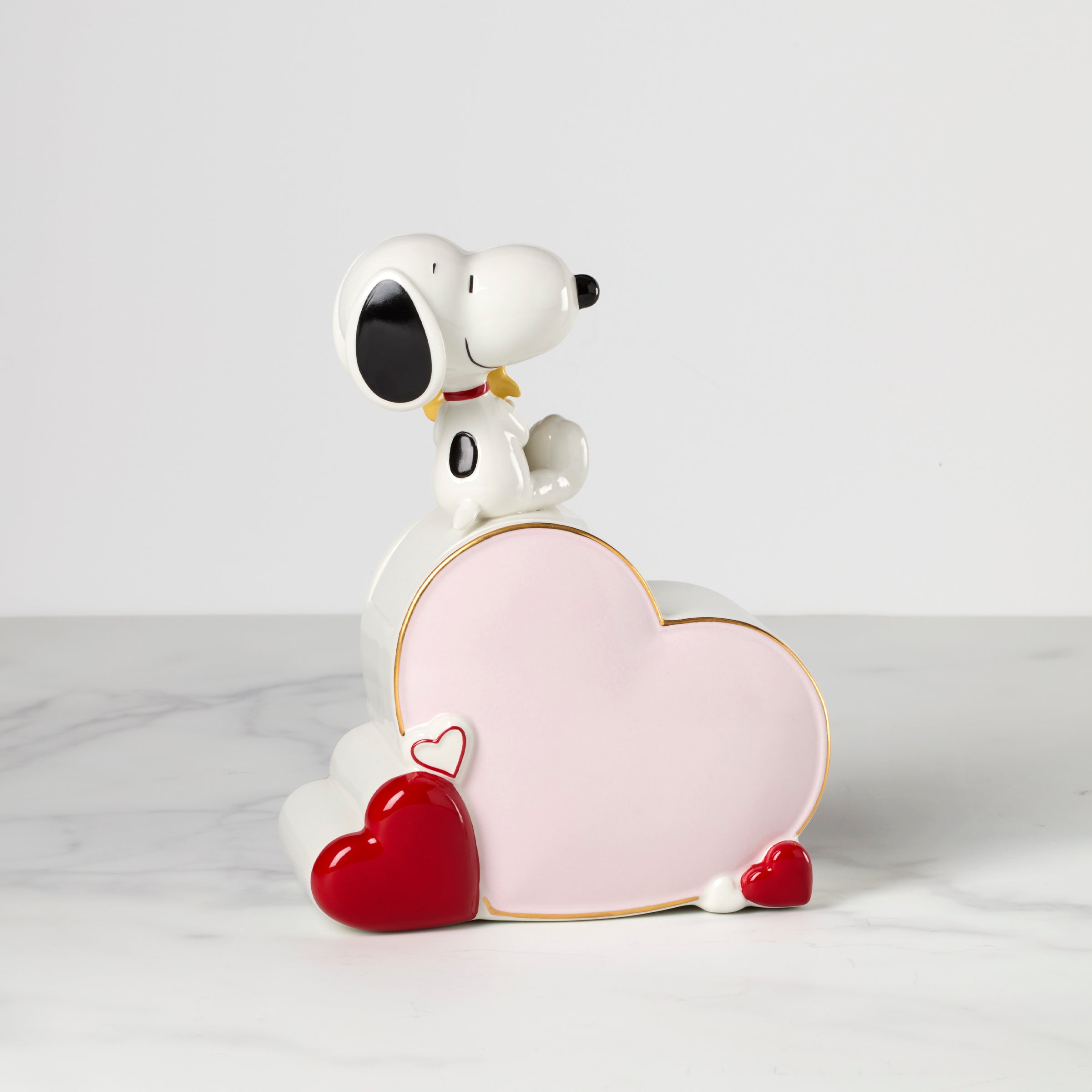 Lenox Everyday Flatware Snoopy Valentine's Day Candy Jar - Image 2