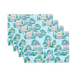 Lenox Everyday Flatware Lenox Spice Village Allover Placemats, Set of 4