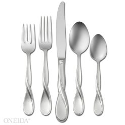 Lenox Everyday Flatware Aquarius Satin 5-Piece Place Setting