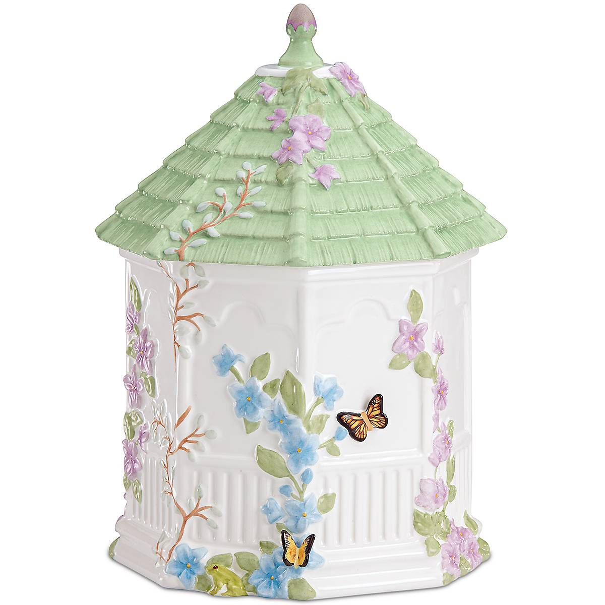 Lenox Everyday Flatware Butterfly Meadow Figural Cookie Jar - Image 3