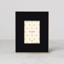 Lenox Everyday Flatware Make It Pop Black 4x6 Photo Frame