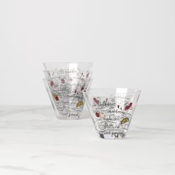 Lenox Everyday Flatware Make Merry Stemless Martini Glasses, Set of 4