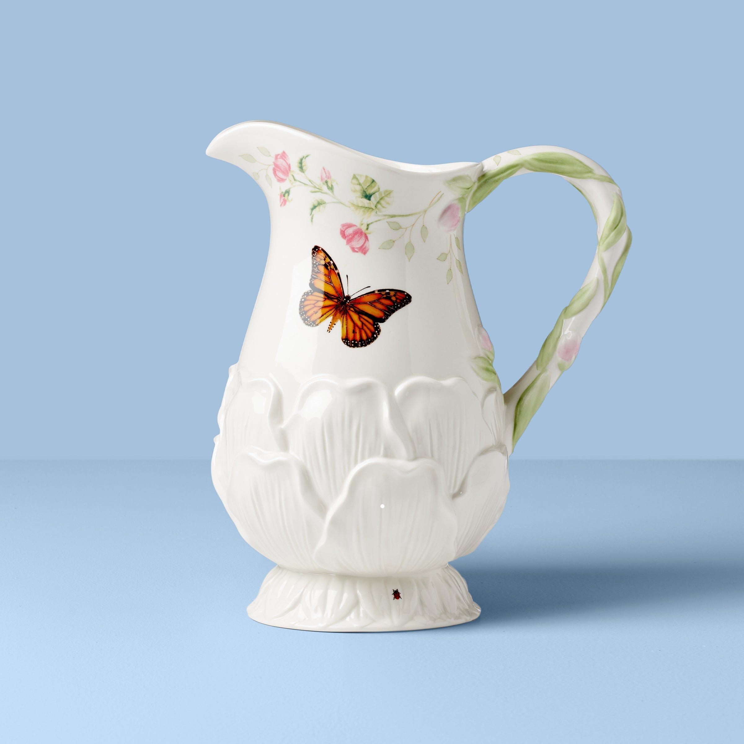 Lenox Everyday Flatware Butterfly Meadow Floral Pitcher