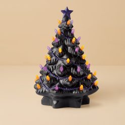 Lenox Everyday Flatware Treasured Traditions Black Lit Tree Figurine