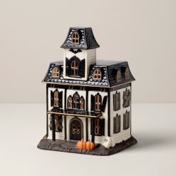 Lenox Everyday Flatware Vintage Halloween Lit House Figurine